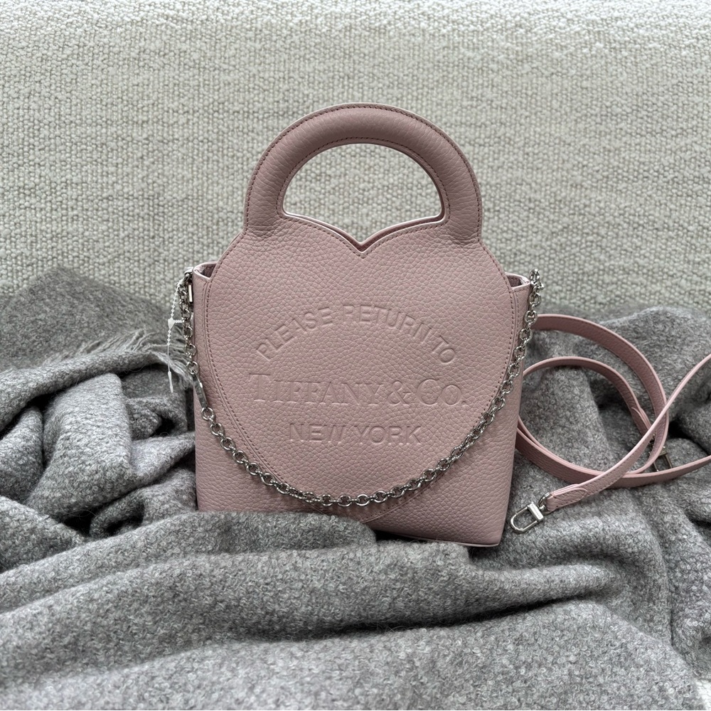 Tiffany & Co. Blush Mini Bag with Silver Chain